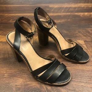 Madewell The Adler Strappy Block Heel Sandal Black